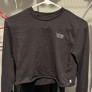 vans brand long sleeve crop.